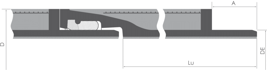 XTJ Jacking Pipe joint diagram